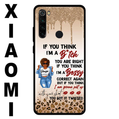 Custom Personalized Someone Called Me A Bitch Phone Case - Case For Xiaomi, Huawei and Oppo Models