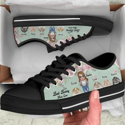 Personalized Bunny Sneakers - Up to 4 Bunnies - Gift Idea For Bunny Lover