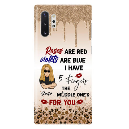 Custom Personalized iPhone and Samsung Case - Gift For Birthday/ Friends - Rose Are Red, Violets Are Blue