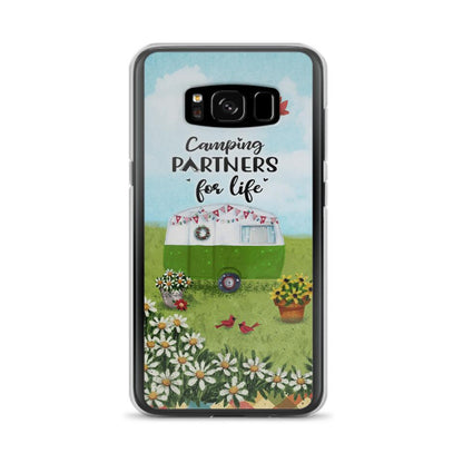 Custom Personalized Happy Campers Phone Case - Gift Idea For Camping Lover - Case For iPhone And Samsung