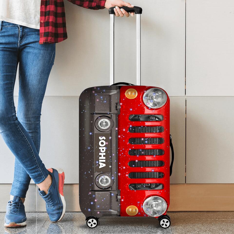 Personalized Off-Road Suitcase Luggage Cover - Gift For Off-road
