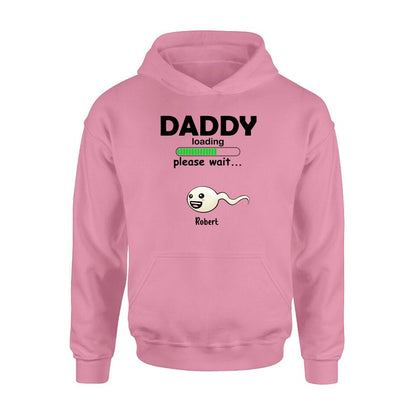 Personalized Dad Loading Please Wait Shirt/Pullover Hoodie - Gift Idea For Father's Day