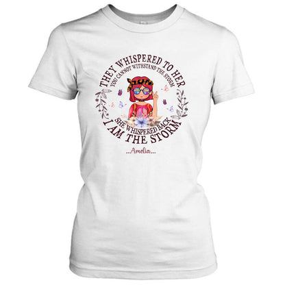 Personalized Hippie Girl T-shirt/Pullover Hoodie - Best Gift For Girl - I Am The Storm
