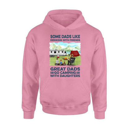 Personalized Father Daughter Camping Shirt/ Pullover Hoodie - Father's Day Gift Idea For Father/ Camping Lover - My Favorite Camping Buddies Call Me Dad
