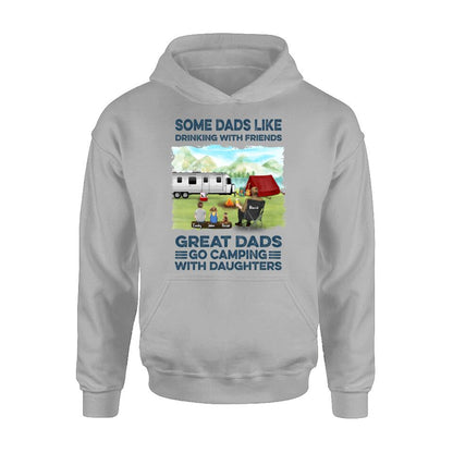 Personalized Father Daughter Camping Shirt/ Pullover Hoodie - Father's Day Gift Idea For Father/ Camping Lover - My Favorite Camping Buddies Call Me Dad