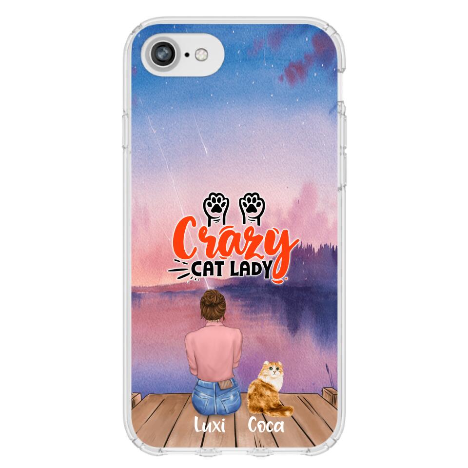 Personalized Cat Mom Phone Case - Up to 5 Cats - Gift Idea For Cat Lover - Best Cat Mom Ever - Case For iPhone And Samsung