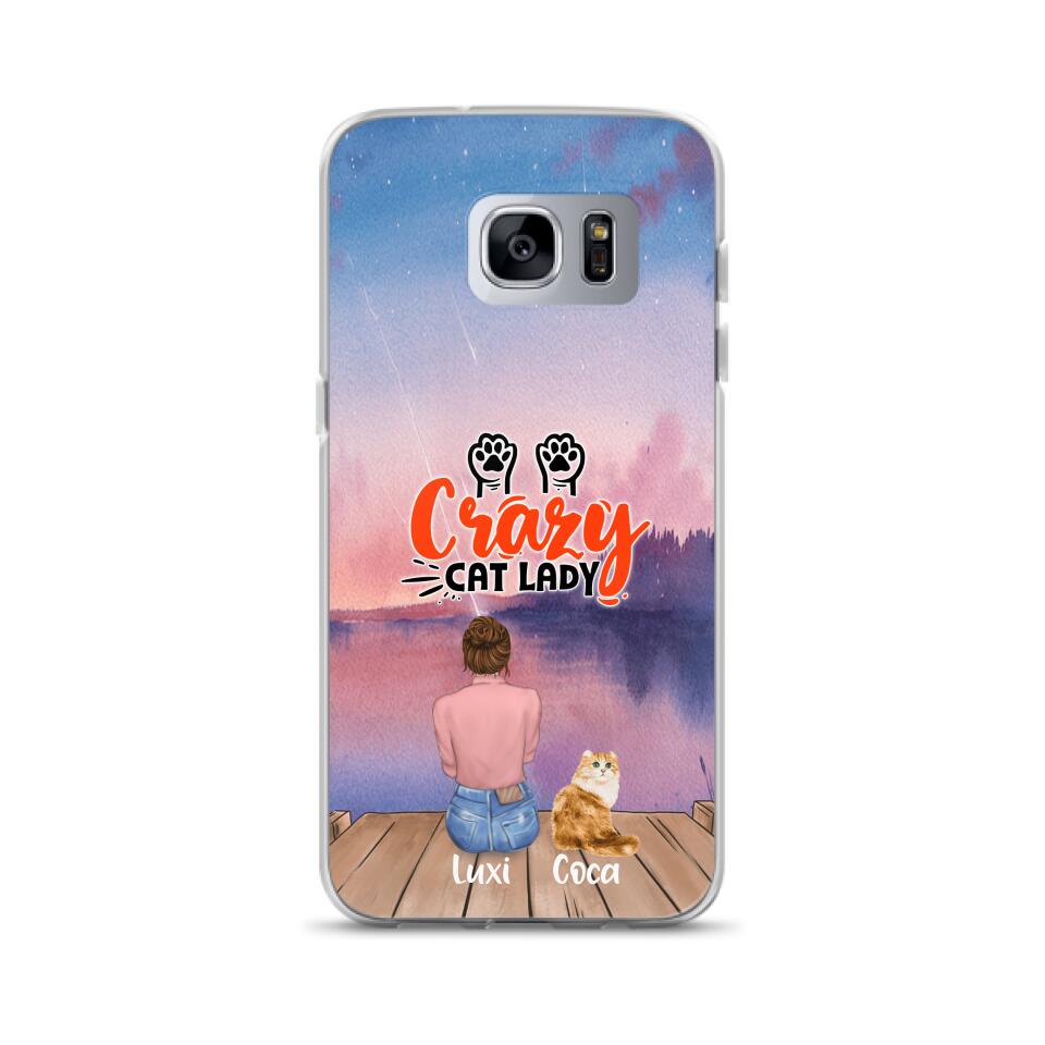 Personalized Cat Mom Phone Case - Up to 5 Cats - Gift Idea For Cat Lover - Best Cat Mom Ever - Case For iPhone And Samsung