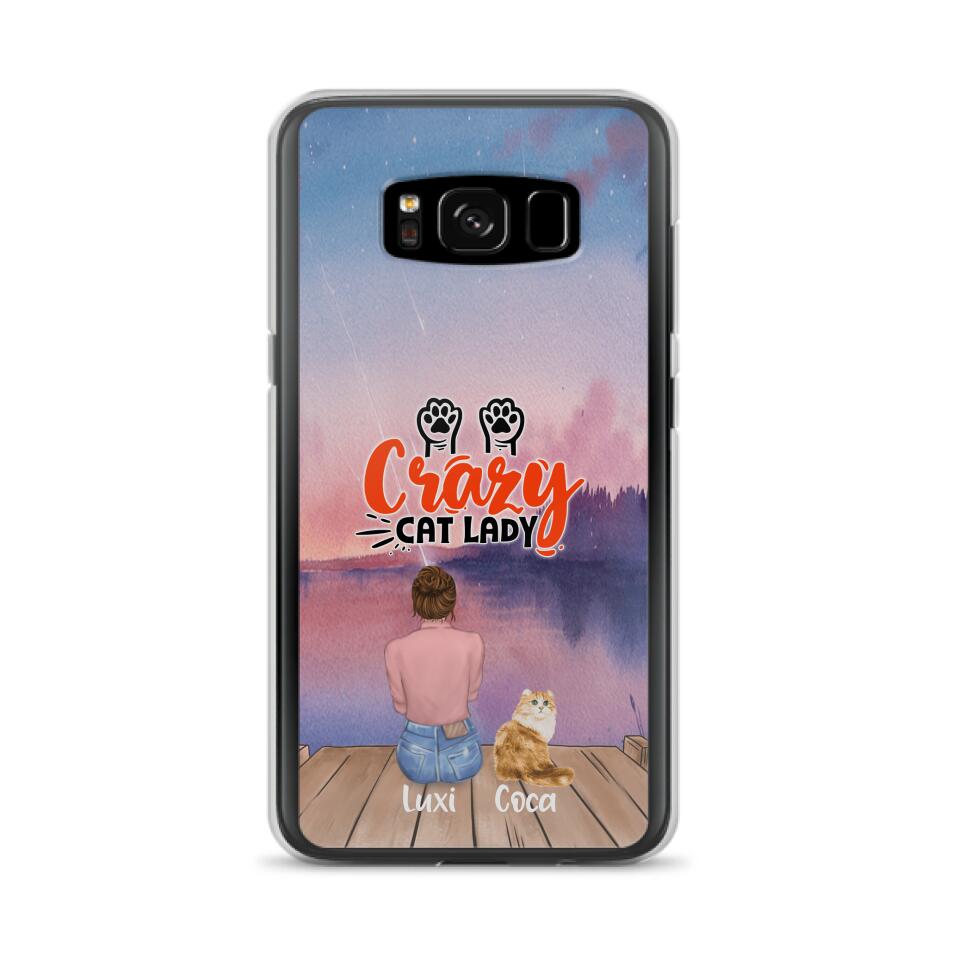 Personalized Cat Mom Phone Case - Up to 5 Cats - Gift Idea For Cat Lover - Best Cat Mom Ever - Case For iPhone And Samsung