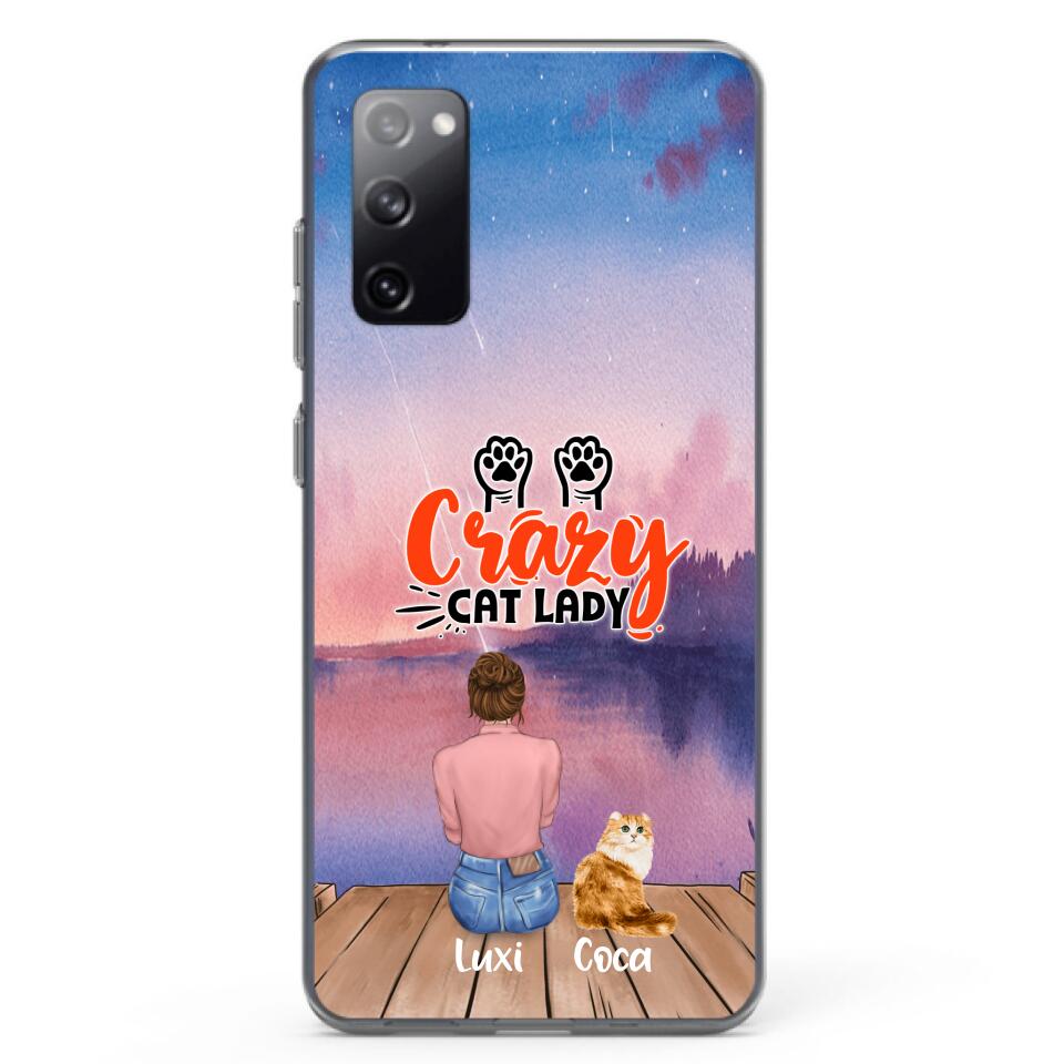 Personalized Cat Mom Phone Case - Up to 5 Cats - Gift Idea For Cat Lover - Best Cat Mom Ever - Case For iPhone And Samsung