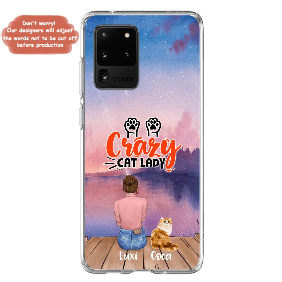 Personalized Cat Mom Phone Case - Up to 5 Cats - Gift Idea For Cat Lover - Best Cat Mom Ever - Case For iPhone And Samsung