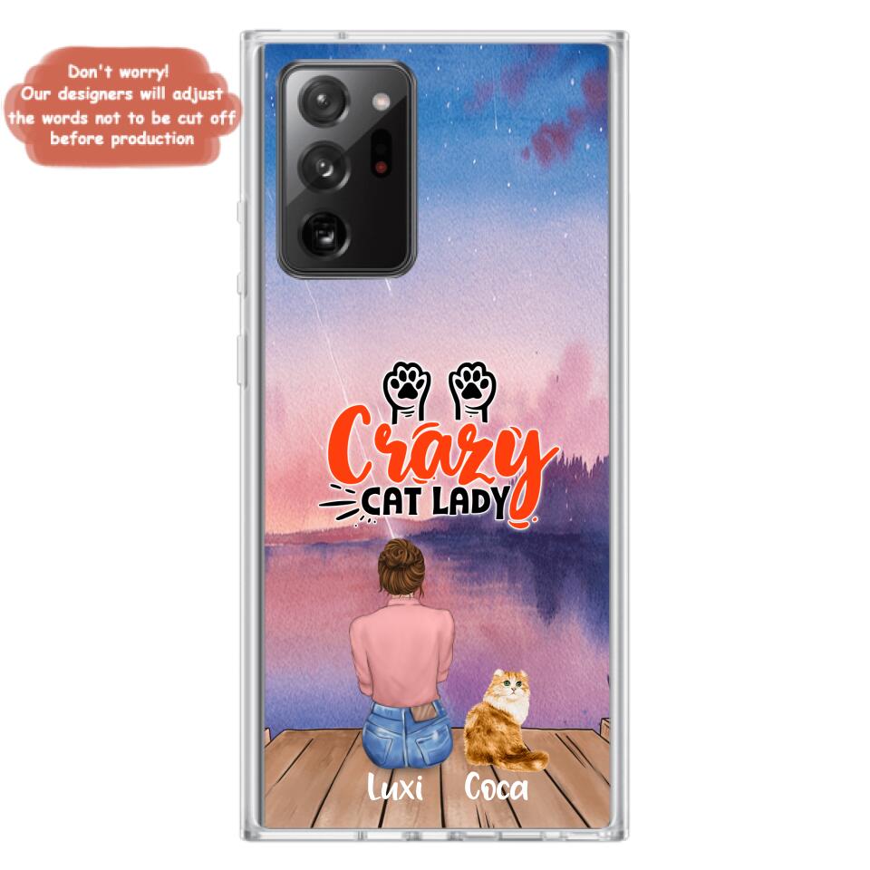 Personalized Cat Mom Phone Case - Up to 5 Cats - Gift Idea For Cat Lover - Best Cat Mom Ever - Case For iPhone And Samsung