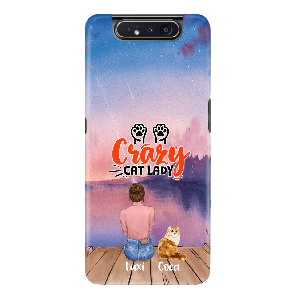Personalized Cat Mom Phone Case - Up to 5 Cats - Gift Idea For Cat Lover - Best Cat Mom Ever - Case For iPhone And Samsung