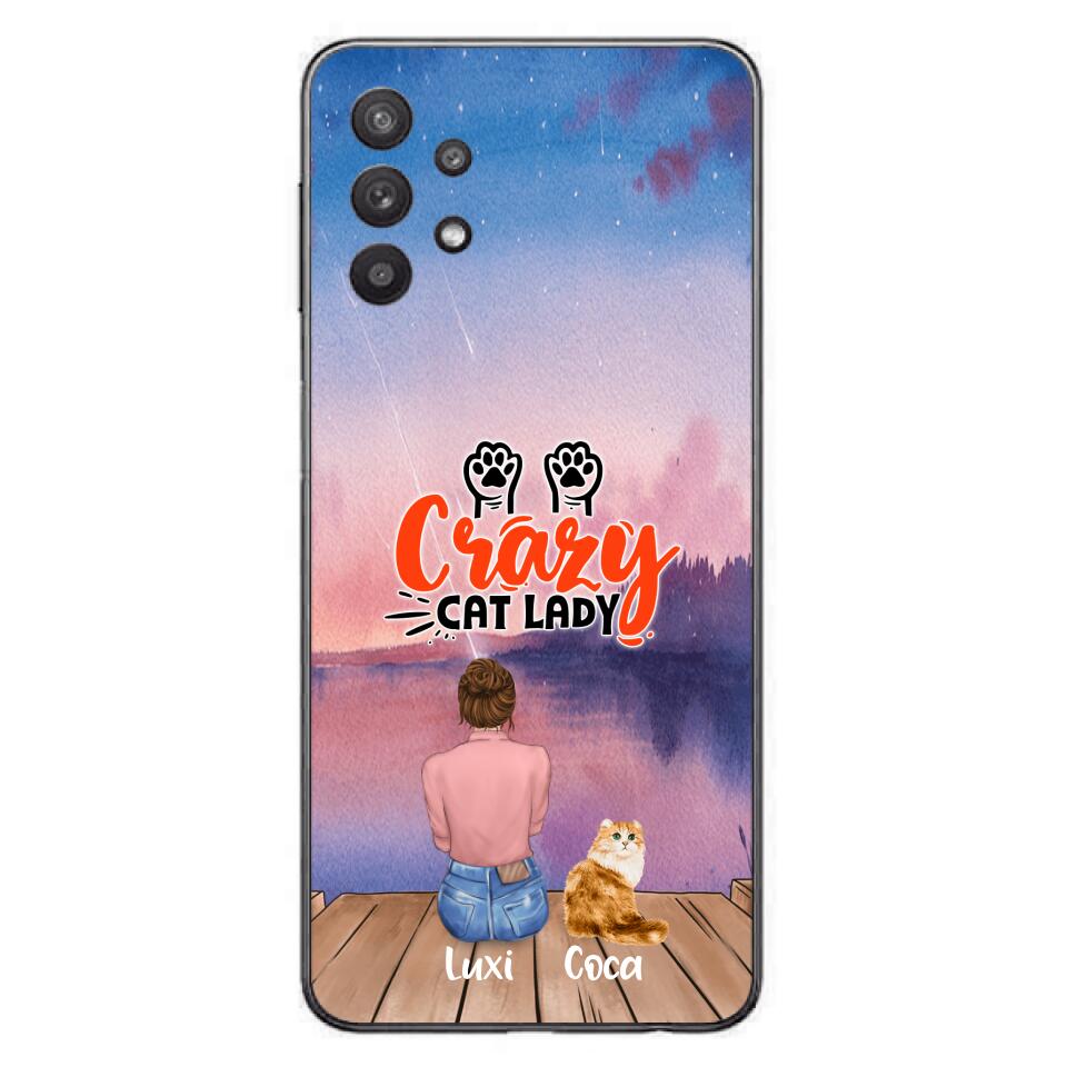Personalized Cat Mom Phone Case - Up to 5 Cats - Gift Idea For Cat Lover - Best Cat Mom Ever - Case For iPhone And Samsung
