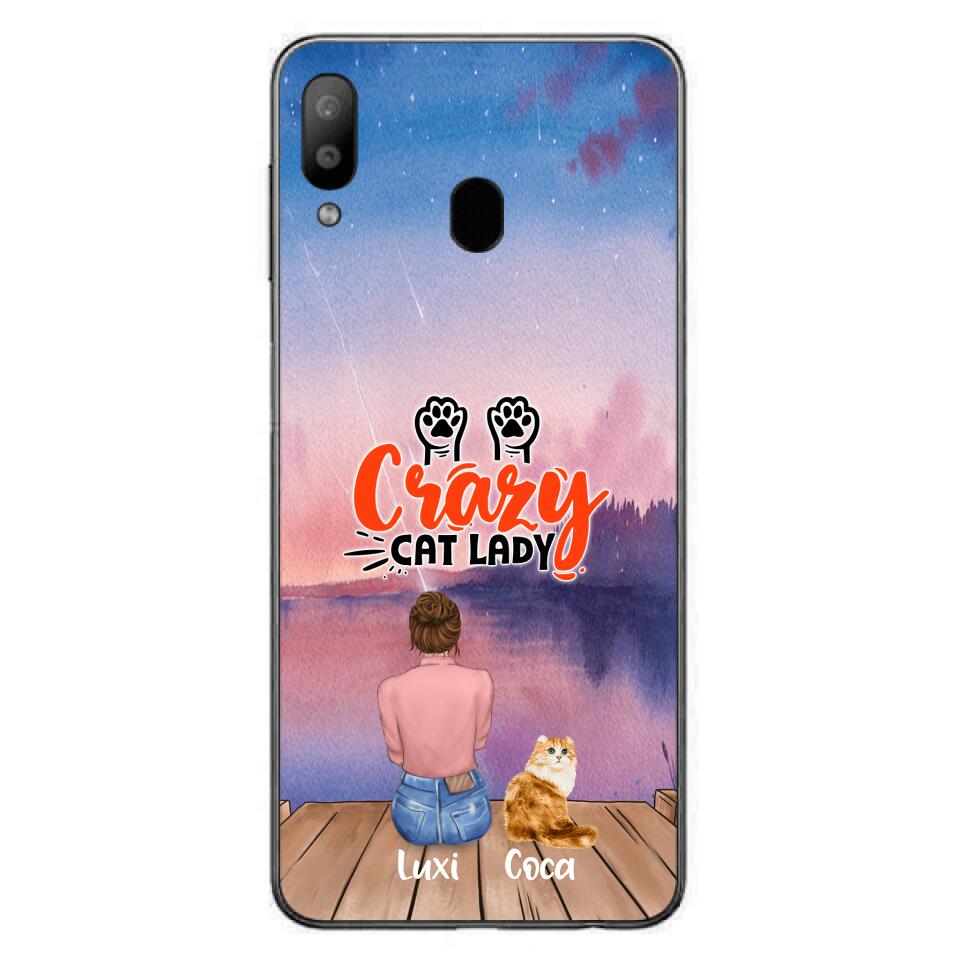 Personalized Cat Mom Phone Case - Up to 5 Cats - Gift Idea For Cat Lover - Best Cat Mom Ever - Case For iPhone And Samsung