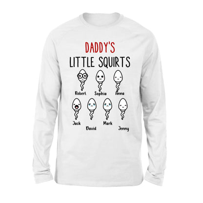 Personalized Happy Father's Day Shirt - Gift Idea For Father with up to 7 Sperms