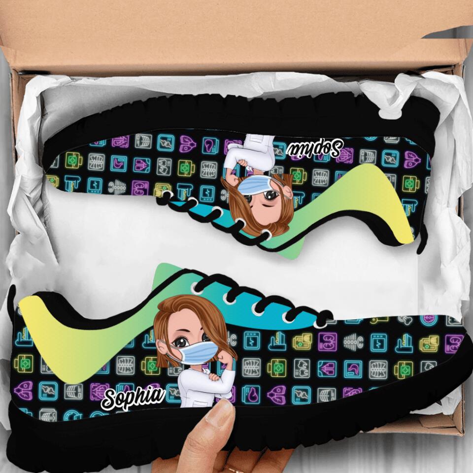 Personalized Radiographer Sneakers - Gift Idea For Radiographer/Birthday