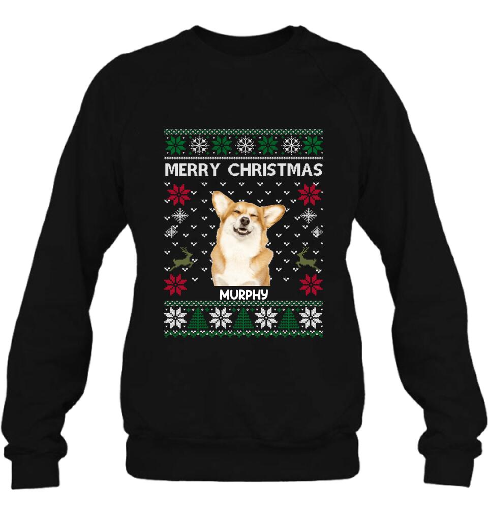 Personalized Dog Sweatshirt - Best Gift For Dog Lover - Merry Christmas
