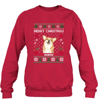 Personalized Dog Sweatshirt - Best Gift For Dog Lover - Merry Christmas