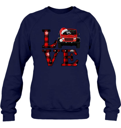 Personalized Love Off-road Car Sweatshirt - Christmas Gift Idea For Off-road Lovers
