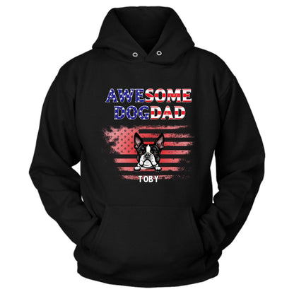 Personalized Dog Dad Shirt/Hoodie - Gift Idea For Father's Day/Dog Lovers - Up To 6 Dogs - Awesome Dog Dad