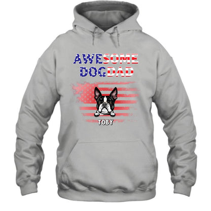 Personalized Dog Dad Shirt/Hoodie - Gift Idea For Father's Day/Dog Lovers - Up To 6 Dogs - Awesome Dog Dad