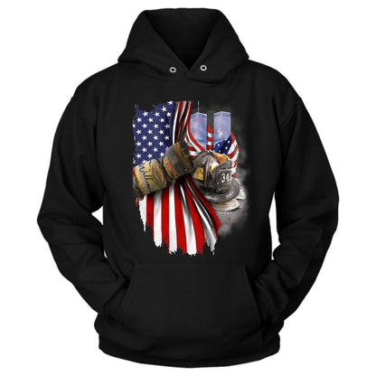Personalized Fire Fighter Shirt/Hoodie - Gift Idea For 4th Of July Day