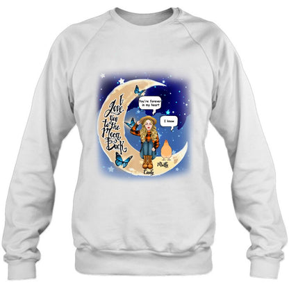 Personalized I Love You To The Moon & Back Chicken Lover Shirt/Pullover Hoodie - Up to 5 Chickens