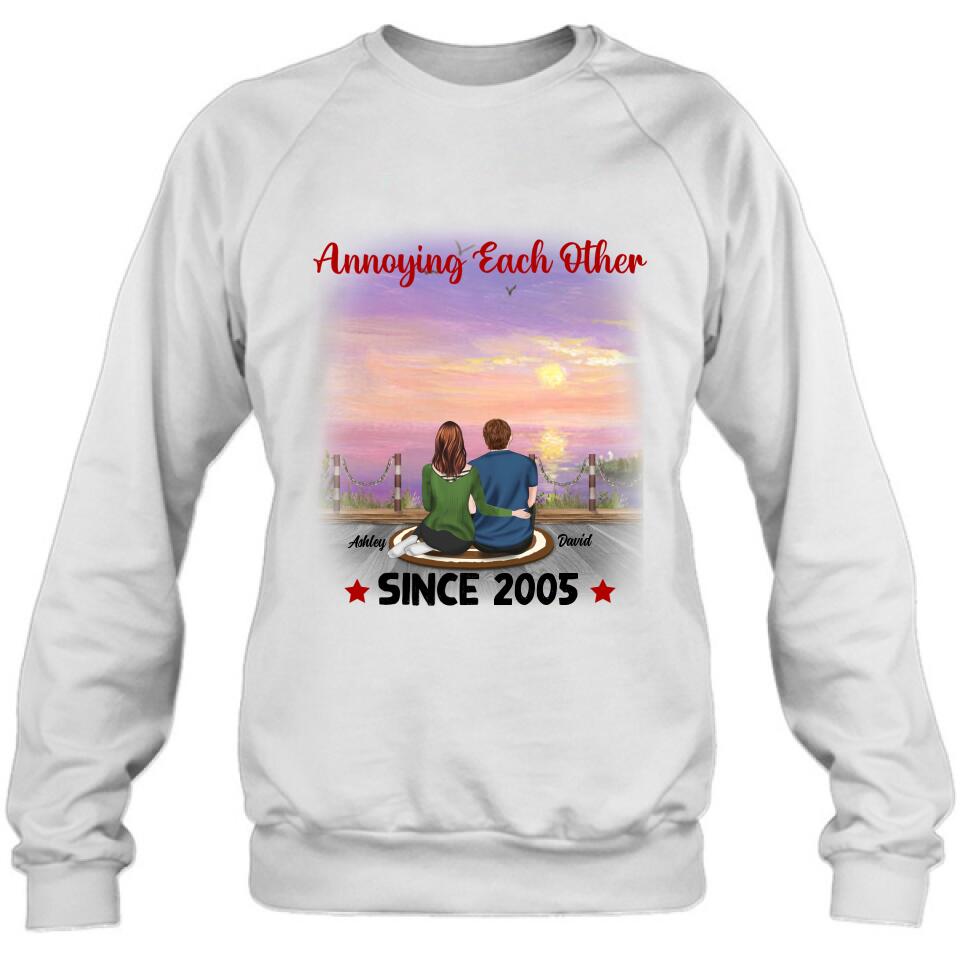 Personalized Annoying Couple T-Shirt - Gift Idea For Couple - Annoying Each Other For Valentine's Day