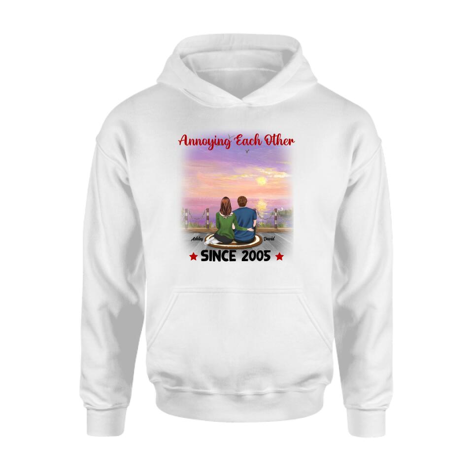 Personalized Annoying Couple T-Shirt - Gift Idea For Couple - Annoying Each Other For Valentine's Day