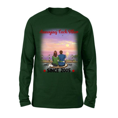 Personalized Annoying Couple T-Shirt - Gift Idea For Couple - Annoying Each Other For Valentine's Day