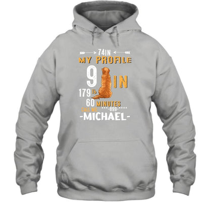 Personalized My Profile Shirt/Pullover Hoodie - Gift Idea For Man