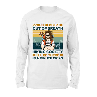 Personalized Hiking Shirt/Hoodie - Gift Idea For Hiking Lover - Out Of Breath Hiking Society