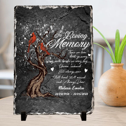 Personalized Vertical Lithograph - Memorial Best Gift Idea - They Walk Beside Us Everyday