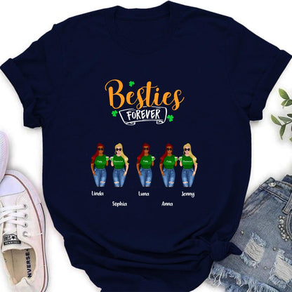 Personalized Drunker Half Shirt - Up to 5 People - Gift Idea For St Patrick's Day - She Is My Drunker Half