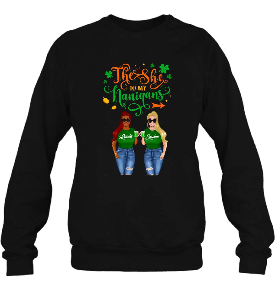 Personalized Friends Shirt - Gift Idea For St Patrick's Day - The She To My Nanigans
