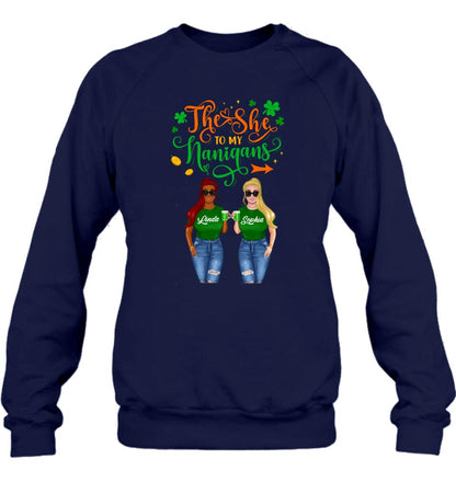 Personalized Friends Shirt - Gift Idea For St Patrick's Day - The She To My Nanigans