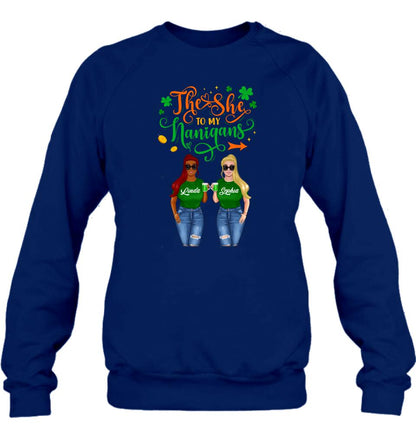 Personalized Friends Shirt - Gift Idea For St Patrick's Day - The She To My Nanigans
