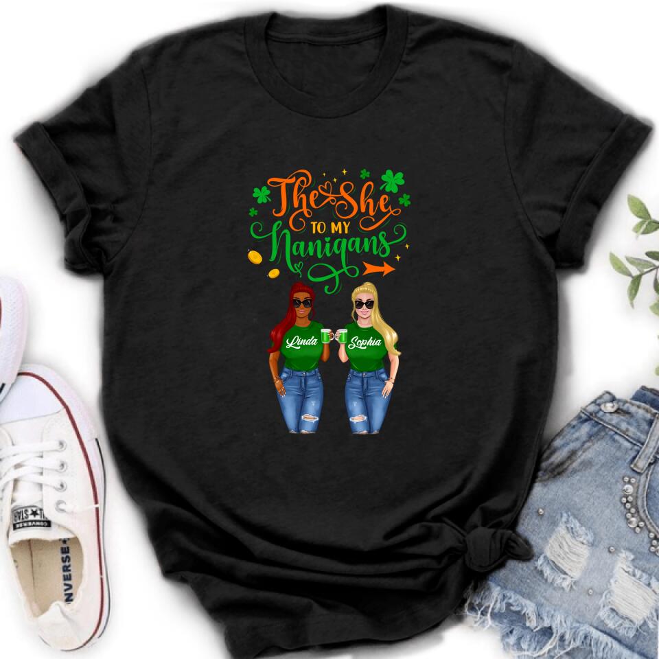Personalized Friends Shirt - Gift Idea For St Patrick's Day - The She To My Nanigans