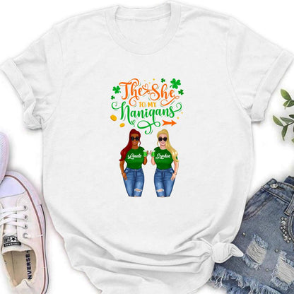 Personalized Friends Shirt - Gift Idea For St Patrick's Day - The She To My Nanigans