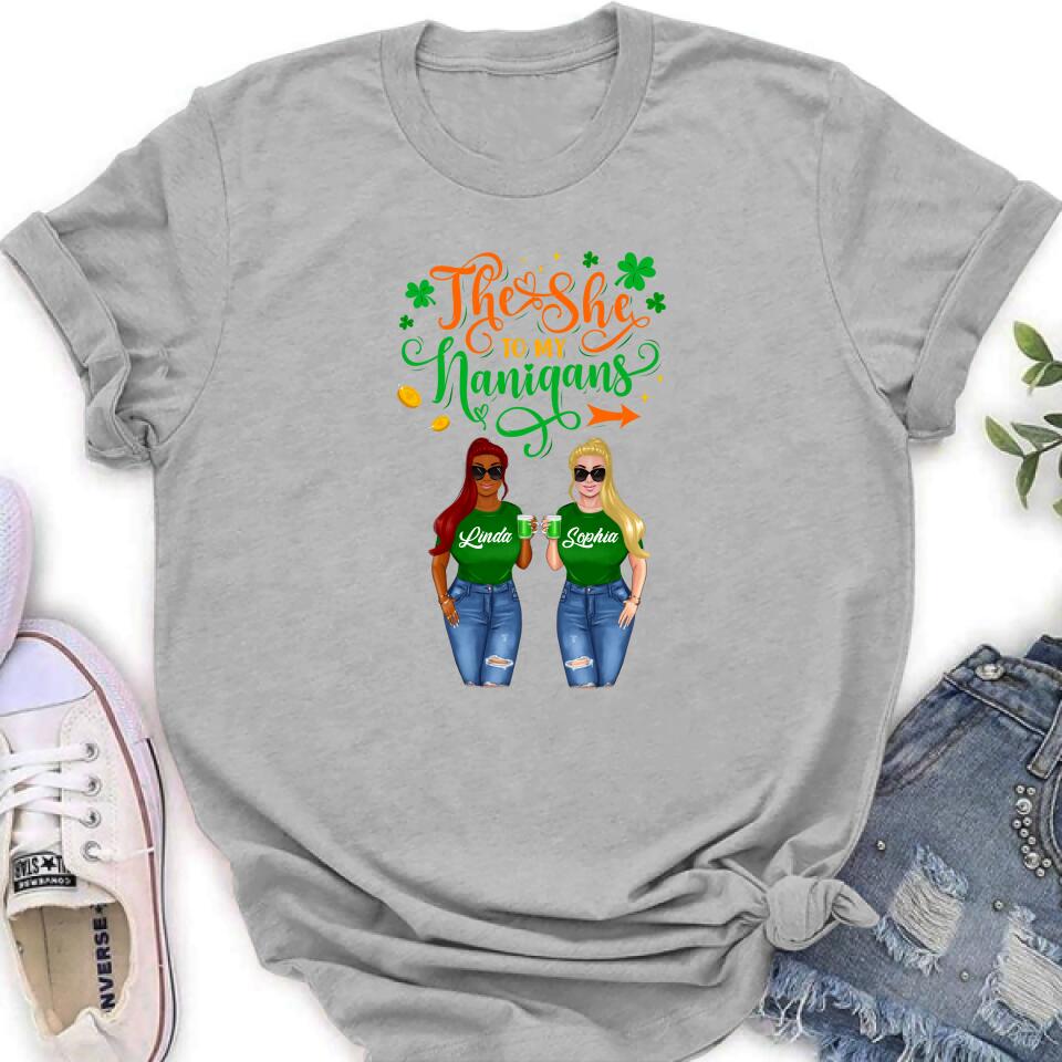 Personalized Friends Shirt - Gift Idea For St Patrick's Day - The She To My Nanigans