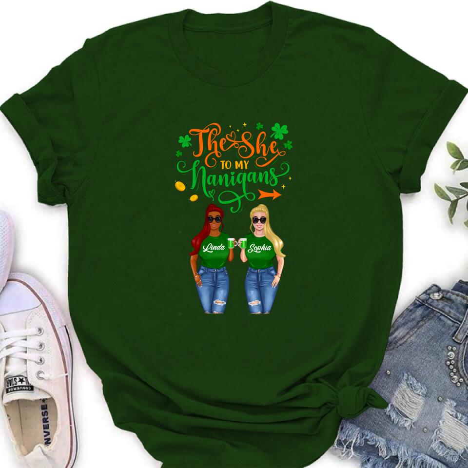 Personalized Friends Shirt - Gift Idea For St Patrick's Day - The She To My Nanigans
