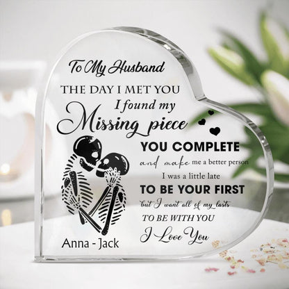 Personalized To My Husband Acrylic Plaque - Gift Idea For Couple - To My Husband