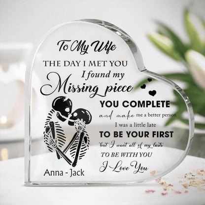 Personalized To My Wife Acrylic Plaque - Gift Idea For Couple - To My Wife