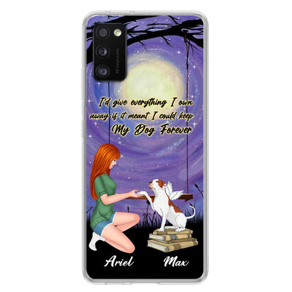 Custom Personalized Dog Mom Phone Case - Gift Idea For Dog Mom/ Dog Lover - When I Needed A Hand I Found Your Paw - Case For iPhone And Samsung