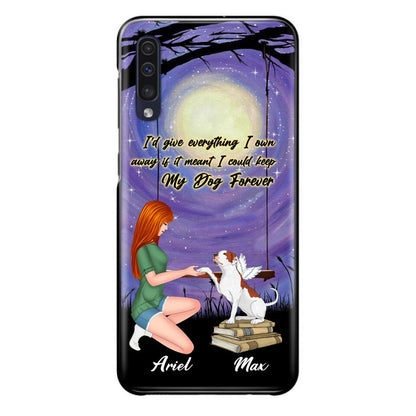 Custom Personalized Dog Mom Phone Case - Gift Idea For Dog Mom/ Dog Lover - When I Needed A Hand I Found Your Paw - Case For iPhone And Samsung