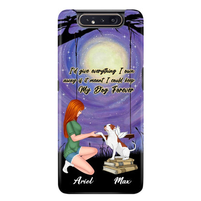 Custom Personalized Dog Mom Phone Case - Gift Idea For Dog Mom/ Dog Lover - When I Needed A Hand I Found Your Paw - Case For iPhone And Samsung