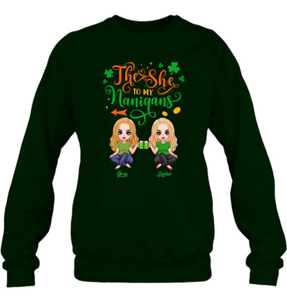 Personalized Friends Shirt - Gift Idea For St Patrick's Day - The She To My Nanigans