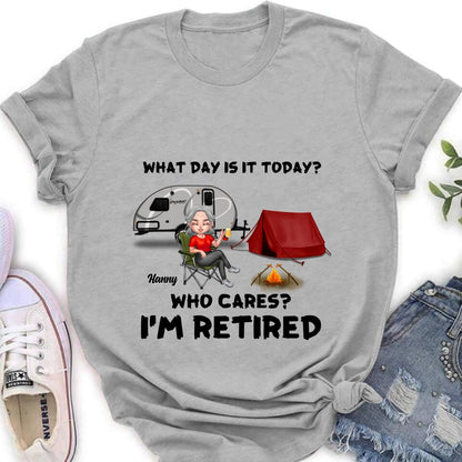Personalized Grandma Camping Shirt/Pullover Hoodie - Gift Idea For Grandma/Camping Lover - Grammingo Like A Normal Grandma Only More Awesome