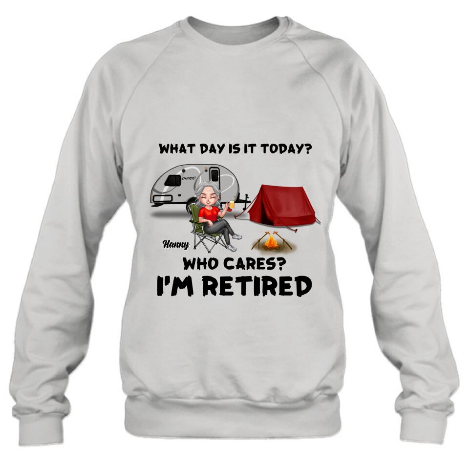Personalized Grandma Camping Shirt/Pullover Hoodie - Gift Idea For Grandma/Camping Lover - Grammingo Like A Normal Grandma Only More Awesome