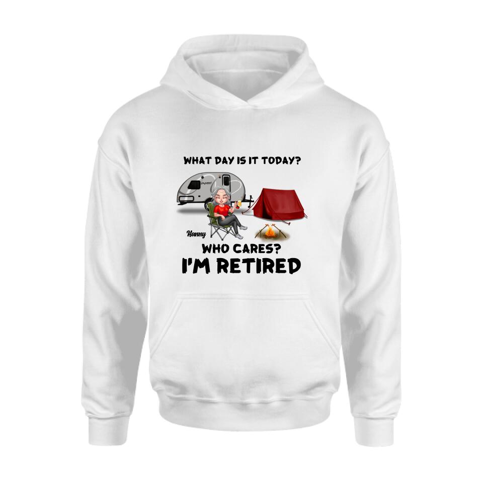 Personalized Grandma Camping Shirt/Pullover Hoodie - Gift Idea For Grandma/Camping Lover - Grammingo Like A Normal Grandma Only More Awesome